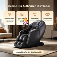 Nueva Silla de Masaje con Suspensión Neumática 4D L25MAX, Control de Bomba de Precisión, Intensidad Personalizable, Gravedad Cero, Venta al Por Mayor OEM