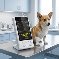 Appareils de surveillance vétérinaire, moniteur de pression artérielle du patient, signes vitaux multiparamètres, cliniques vétérinaires pour animaux domestiques, chats et chiens