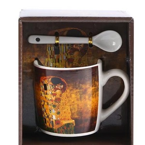 Tasse à thé et tasse à café en céramique personnalisée illustration d'art de tournesol impression Souvenir de voyage conception de logo complet tasse pour cadeau commercial - Product Image 5