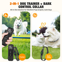 TIZE Fabrik Maßgefertigtes LED-Display 2600 Fuß Fernbedienung Hunde-Vibrationshalsband Anti-Bell Hundetrainingshalsband