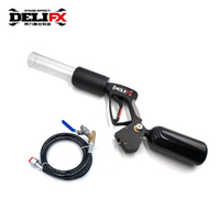 DELIFX Crazy Atmosphere Opération facile Tirer sur le T-Shirt Pistolet Pression d'air à main PVC Tee Shirt Lanceur pour petit spectacle