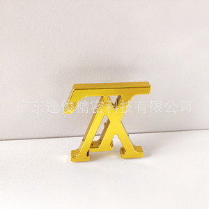 Gold Hollowed Out Letter Sofa Decorative Buckle 90*85Mm Brass Contemporary Design High Quality Furniture <b>Hardware</b> - Product Image 3