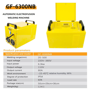 GF-6300 Size 20-500mm Automatic HDPE <strong>Electro</strong> <strong>Fusion</strong> Welding Machine Electrofusion PE Pipe Fitting <strong>Welder</strong> - Product Image 4
