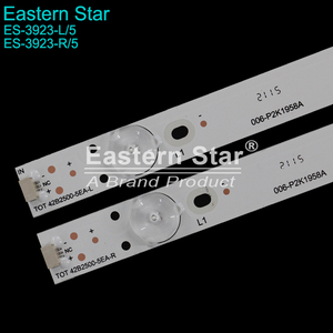 Bandes de rétroéclairage TV ES-3923 LE42M12 de l'usine chinoise <span class=keywords><strong>TOT</strong></span> 42B2500-5EA-L/R 006-P2K1958A Bandes lumineuses TV 42'' 8 pièces/ensemble - Product Image 5