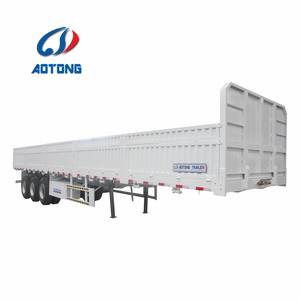 Semi-remorque <span class=keywords><strong>à</strong></span> plateau latéral <span class=keywords><strong>à</strong></span> parois hautes multi-usages de 40 pieds et 50 tonnes de Chine, pour le transport de marchandises générales, <span class=keywords><strong>à</strong></span> <span class=keywords><strong>vendre</strong></span> - Product Image 6