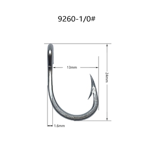 Nouveau crochet en acier inoxydable 9260 1/0 - 10/0 # crochet de pêche circulaire <span class=keywords><strong>bateau</strong></span> hameçons de pêche en mer basse d'eau salée - Product Image 2
