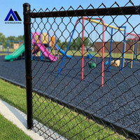 Rouleau de clôture en grillage cyclonique à mailles losangées, galvanisé ou recouvert de PVC, pour jardin extérieur