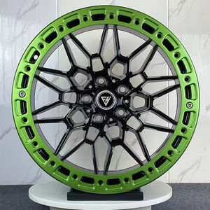 ล้อแม็กซ์คาร์บอนไฟเบอร์แบบฟอร์จ 2 ชิ้น ดีไซน์ Beadlock Monoblock ขอบลึก 5x114.3 5x130 สีเขียว ล้อฟอร์จเว้าลึก - Product Image 3