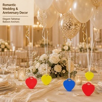 Poids de ballons lourds pour décoration de table de fête, mariage, anniversaire – Base lourde pour ballons à l'hélium, en latex et en aluminium