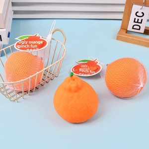 Nouveau jouet moelleux de grande taille Kumquat Ponkan LYT0703 - Anti-stress, amusant, décompression, réaliste, aspect moche, en caoutchouc - Product Image 3