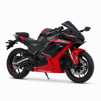 96V 15kW Electric Sportbike Motorcycle EM-A SS15K 160km/h 300km Range Lithium 120Ah Battery Type 2 Charger