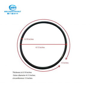 0.19*13incheshejiang yeni mühür yüzük aşınmaya dayanıklı yağa dayanıklı DİKİŞ MAKİNESİ yuvarlak kemer O koşulu ile kauçuk malzeme - Product Image 3