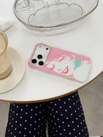 Nouvelle coque de téléphone de luxe à pois pour femme, style rétro laser, pour iPhone 17 Pro Max 16 Pro Max 15 Pro, vente en gros