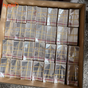 Custom piccola consegna autoadesiva Bopp Opp fogli di imballaggio sacchetti di plastica trasparente per biscotti da forno bustina di cibo decorativo - Product Image 4