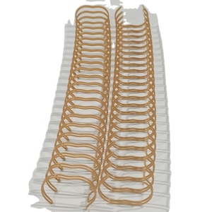 22,2mm <span class=keywords><strong>2</strong></span>:1 21/23/24/25 Schlaufen Nylon beschichteter Doppels chleifen draht O, Schreibwaren kasten Doppels chleifen draht, Doppel ring draht O. - Product Image 5