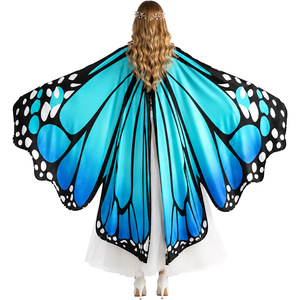 Capa de Mariposa Manyusha con Estampado Degradado para Danza del Vientre, Talla Adulto con Etiqueta - Product Image 2