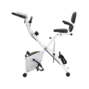 Adjustable Resistance Foldable Exercise Bike Magnetic Motorized Spinning Bike For Sale