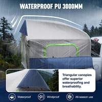 Tente de camping gonflable FBsport pour l'extérieur, imperméable, 4 saisons, tente à colonnes d'air, tente gonflable pour voiture, pour le camping