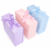 Boîte rigide cosmétique recyclable personnalisée pour ensemble de soins de beauté, fermeture à ruban, logo personnalisé, OEM ODM, usine