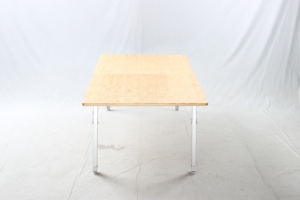 Hot Sale Portable <b>Foldable</b> Outdoor Bamboo <b>Table</b> Height Adjustable Dining for Camping <b>Picnic</b> Park Modern Exterior Use - Product Image 3