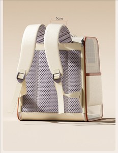 Borsa da Trasporto Portatile per Gatti, Cani e Conigli, Zaino per Cuccioli in Poliestere Oxford, Leggero e Capiente - Product Image 3