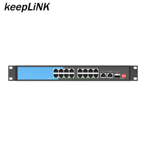 Doanh Nghiệp Thông Minh 16 100Mbps <span class=keywords><strong>Port</strong></span> PoE không được quản lý <span class=keywords><strong>Gigabit</strong></span> <span class=keywords><strong>Ethernet</strong></span> <span class=keywords><strong>Switch</strong></span> với RJ45 và SFP uplink cổng - Product Image 4
