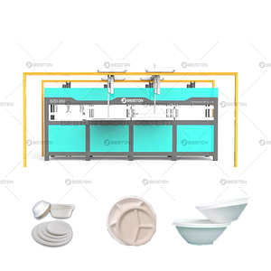 Beston Group Túi Mía Dùng Một Lần Phân Hủy Sinh Học Máy Làm Bộ Đồ Ăn Đĩa Giấy Bột Giấy - Product Image 3