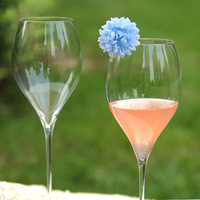 Verre à vin ultra fin 270ml en stock gobelet à eau en verre transparent ultra léger