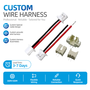 Kabel Konektor Seri JST PH 2.0 mm Kustom 2/3/4/5/6 Pin Dengan Kabel Harness AWG28-20 - Product Image 1