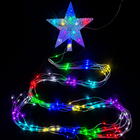 Guirlande lumineuse pour fenêtre, mariage, fête, maison, jardin, chambre, extérieur, intérieur, décorations murales, lumière de Noël