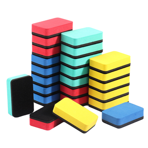 Bonvan Gomme à sec magnétique pour <span class=keywords><strong>tableau</strong></span> blanc avec <span class=keywords><strong>feutre</strong></span> pour l'école, la maison et le bureau et taille 5x5 - Product Image 1