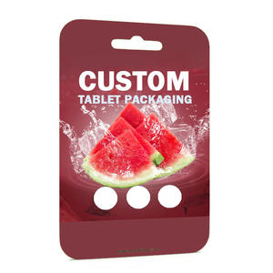 กล่องใส่5CT 3ct การ์ด7oh-Tablets แคปซูล2ct การ์ดสำหรับผู้ชายกล่องใส่ยาพุพองการ์ดและกระดาษ - Product Image 1