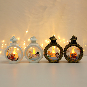 Luz Nocturna Colgante de Navidad, Lámpara con Forma de Vela para Mesa, Decoración para Ventana, Accesorio para Fiesta de Navidad - Product Image 2