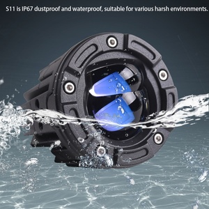 Nuevo Faro Delantero Sanvi S11 con Luz LED Directa, Lente Dual Azul Bi-LED, 9-80V, 40W 65W, con Función Intermitente Cálida - Product Image 2