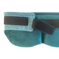 Coussin oculaire lesté personnalisé, pliable et portable, à double tissu avec graines, pour la méditation, le yoga et le soulagement des douleurs oculaires