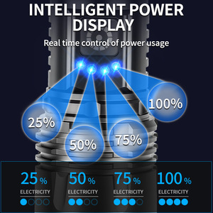 5440 ไฟฉาย LED แบบชาร์จไฟได้อลูมิเนียมอัลลอยด์ซูมกลางแจ้งไฟฉายระยะไกลเดินป่าตั้งแคมป์ตกปลากลางคืน - Product Image 5