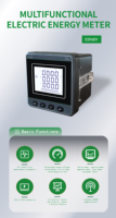 EASTSONG Medidor de Panel Digital Inteligente Multifuncional Trifásico de Alta Precisión Clase 0.5 ES96DY-E4(E3)/K RS485 Modbus Industrial