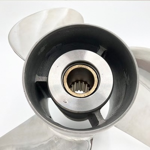Marine thuyền cánh quạt mathed cho Suzuki thép không gỉ 20-30hp <span class=keywords><strong>10</strong></span> 1/4x13 phía ngoài cánh quạt - Product Image 4