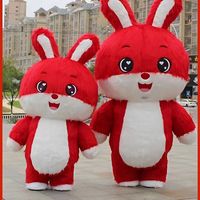 Mascotte de Noël gonflable personnalisée, poupées de dessin animé gonflables