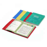 Vente chaude carnet de notes couverture en pvc transparent feuille de plastique a4 couverture de reliure en pvc