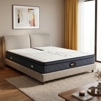 Matelas premium ressort Bonnel résistant, mousse haute densité respirante, anti-acariens pour dormeurs latéraux