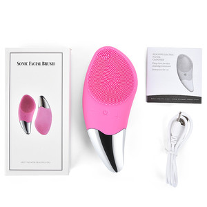 Nettoyeur électrique Rechargeable, Mini <span class=keywords><strong>appareil</strong></span> de nettoyage sonique, en Silicone, Vibration, lavage du <span class=keywords><strong>visage</strong></span>, brosse - Product Image 6