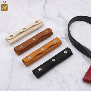 Tali Kulit PU dengan Gesper Kuningan Pelindung Pegangan Tas Lembut untuk Koper Pelindung Pegangan Barang Bawaan Hadiah Bisnis & Promosi - Product Image 2