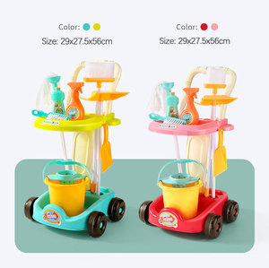 Juego <span class=keywords><strong>de</strong></span> <span class=keywords><strong>limpieza</strong></span> <span class=keywords><strong>de</strong></span> casa <span class=keywords><strong>de</strong></span> imitación para niños, juego <span class=keywords><strong>de</strong></span> carrito, incluye aspiradora, escoba, mopa, cepillo, recogedor <span class=keywords><strong>de</strong></span> polvo, Cubo <span class=keywords><strong>de</strong></span> esponja - Product Image 5