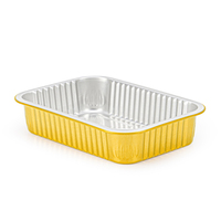 Boîte à lunch multifonctionnelle en aluminium recyclable et jetable pour la cuisson au four, le camping et les plats – Vente en gros