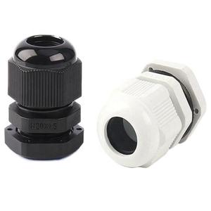 M16 M20 M25 M32 PG7/PG9/PG11 ชุด PG ซีรีส์ ปลอกสายเคเบิลพลาสติกไนลอน ทนทานต่อการสึกหรอ กันน้ำ ปลอกสายเคเบิลทองเหลือง - Product Image 1