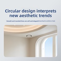 Grille d'aération circulaire invisible encastrée |   Prise d'air conditionné central encastrée |   Flux d'air fluide, inodore et robuste
