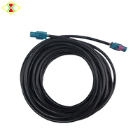 Câble adaptateur LVDS 4 broches, câble blindé 4 cœurs, connecteur femelle-femelle, 7 m pour écrans de transmission automobile, audio de voiture