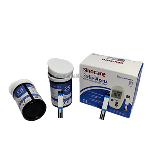 <span class=keywords><strong>Tiras</strong></span> de prueba de glucosa en sangre Safe Accu <span class=keywords><strong>Codefree</strong></span> Sinocare - Product Image 1