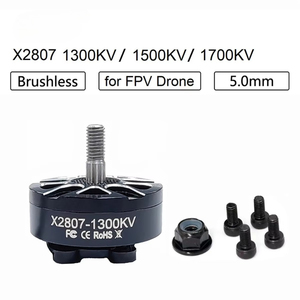 มอเตอร์ <span class=keywords><strong>BLDC</strong></span> ไร้แปรงถ่านแบบ X2807 1300-1700KV เพลา2-6S 4มม. สำหรับโดรน FPV ระยะไกล7นิ้ว12N14P โดรน RC ฟรีสไตล์ชิ้นส่วน DIY - Product Image 2